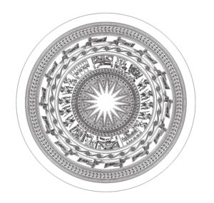 Logo trống đồng đen