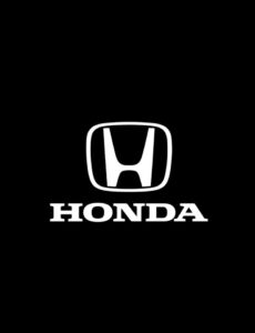 Logo Honda nền đen