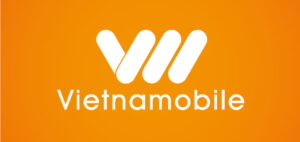 Logo Vietnamobile nền cam