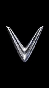 Logo Vinfast nền đen