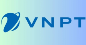 Logo VNPT nền màu gradient