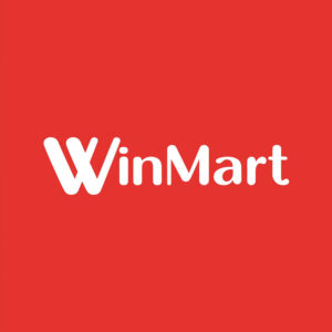 Logo Winmart nền đỏ