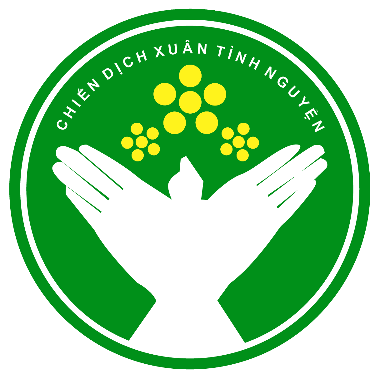 logo xuân tình nguyện vector