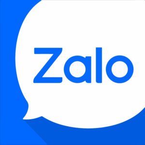 Logo Zalo nền xanh dương