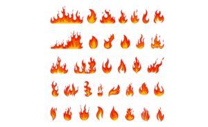 Tải mẫu ngọn lửa vector chuẩn sắc nét - Đầy đủ định dạng AI, PNG, SVG, CDR, EPS