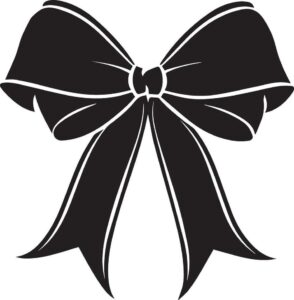 Ruy băng vector đen