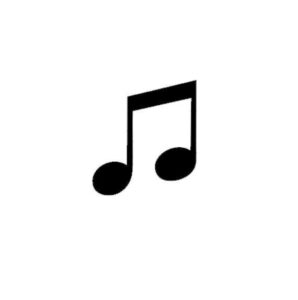 Vector cặp nốt móc đơn