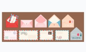 Tải mẫu phong bì thư vector đầy đủ định dạng AI, PNG, SVG, CDR, EPS miễn phí