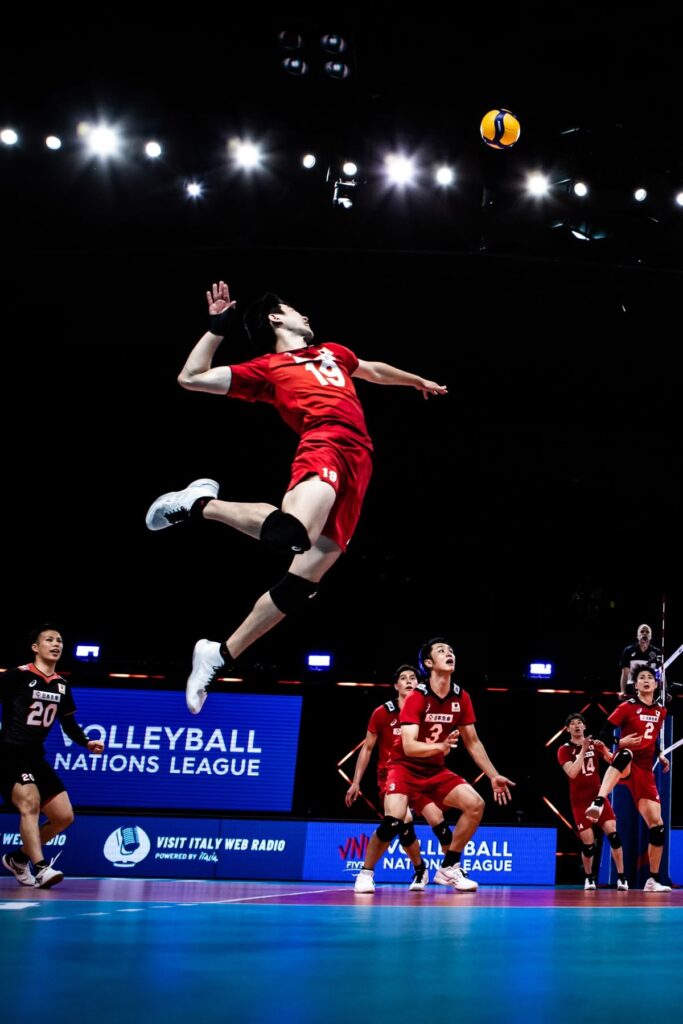 Poster bóng chuyền chuyên nghiệp