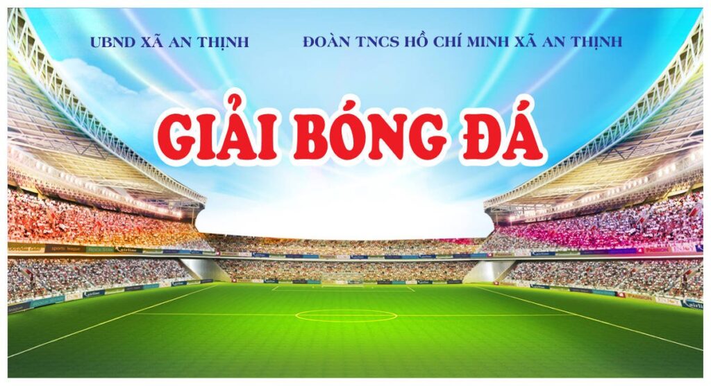 Poster giải bóng đá