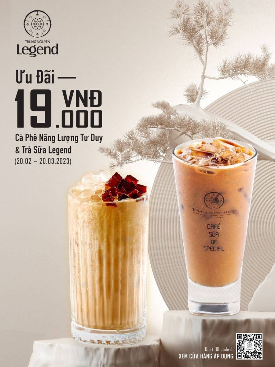 Poster quán cafe giúp truyền tải thông điệp ưu đãi hiệu quả