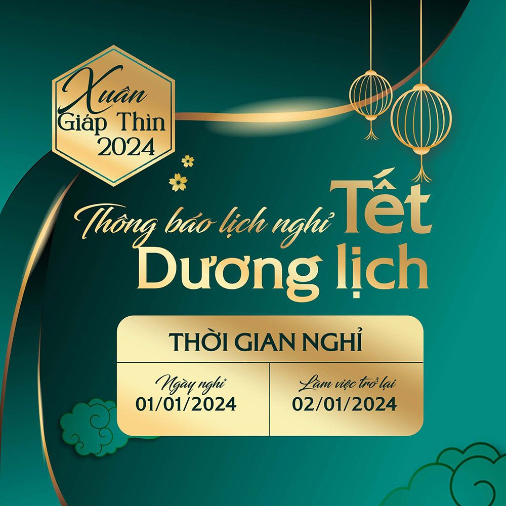 Poster nghỉ dịp Tết đẹp 01
