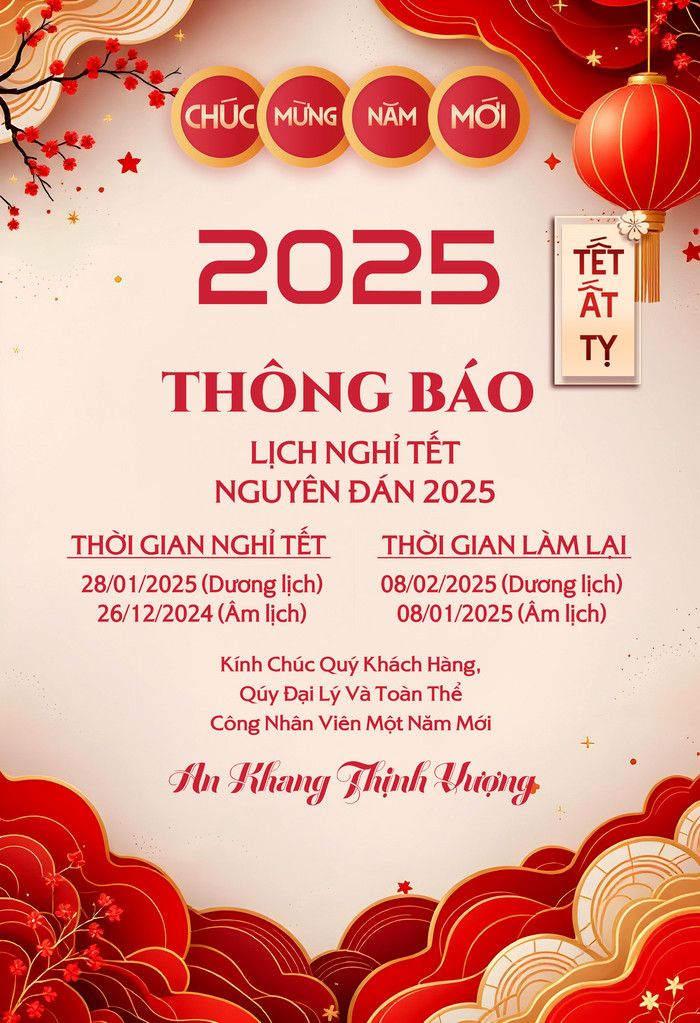 Poster nghỉ dịp Tết đẹp 05