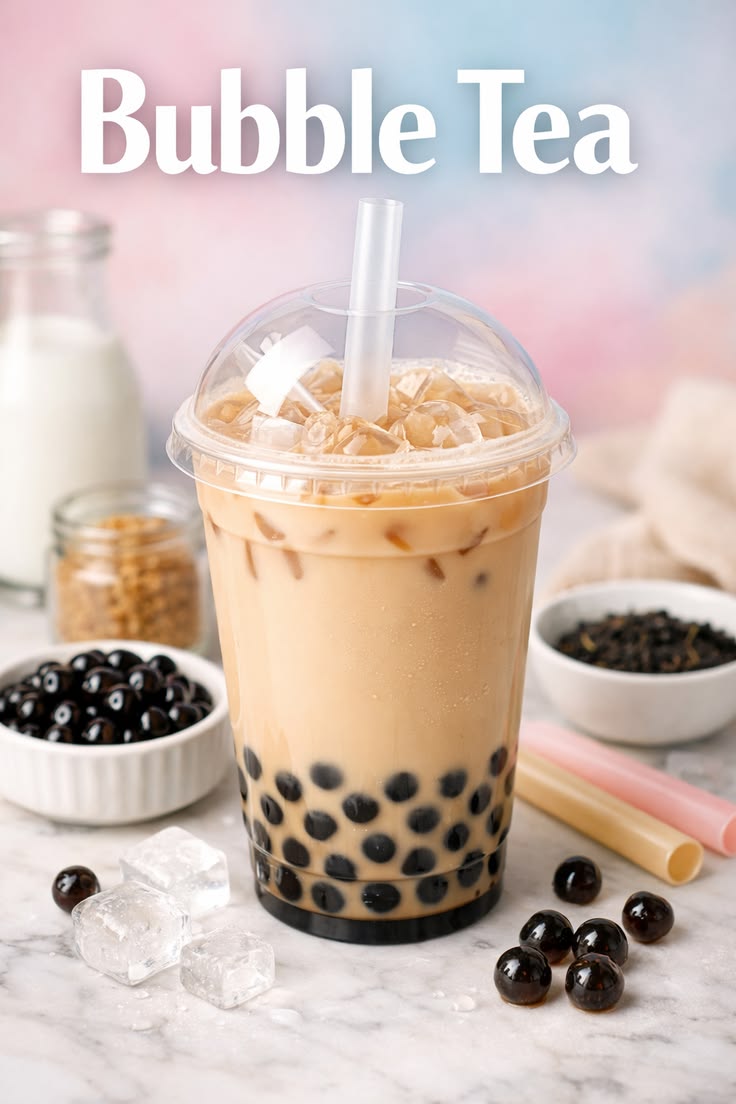 Poster trà sữa đẹp 01