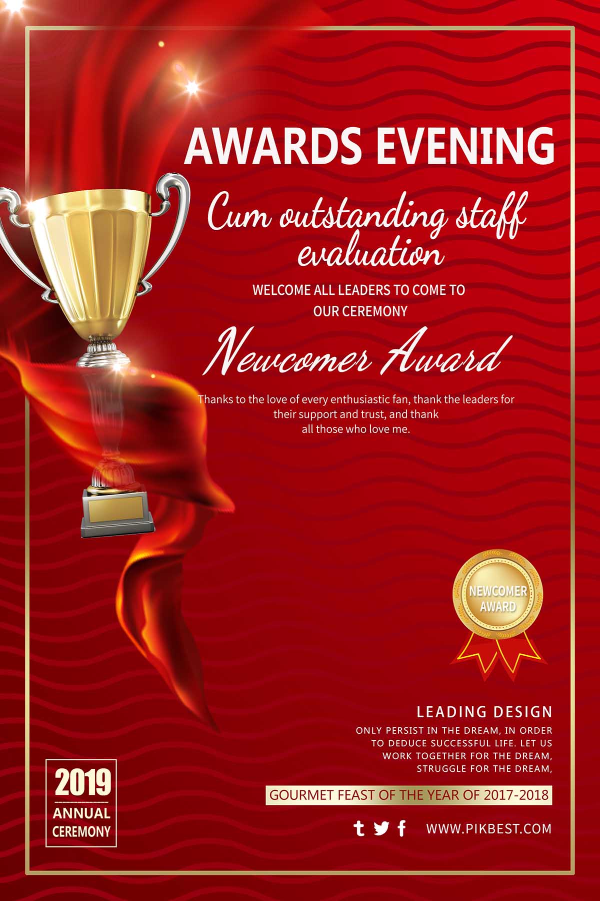 Poster vinh danh – lời cảm ơn trực quan từ doanh nghiệp