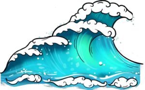 Sóng biển vector đẹp