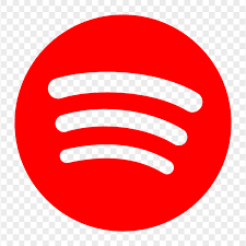 Logo Spotify nét đỏ