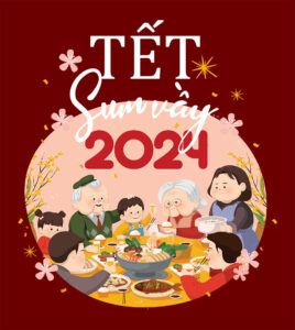 Vector tết đoàn viên 2024