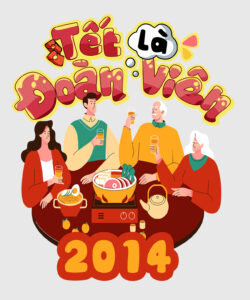 Vector tết đoàn viên 2014