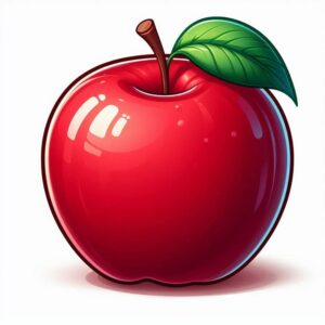 Vector quả táo