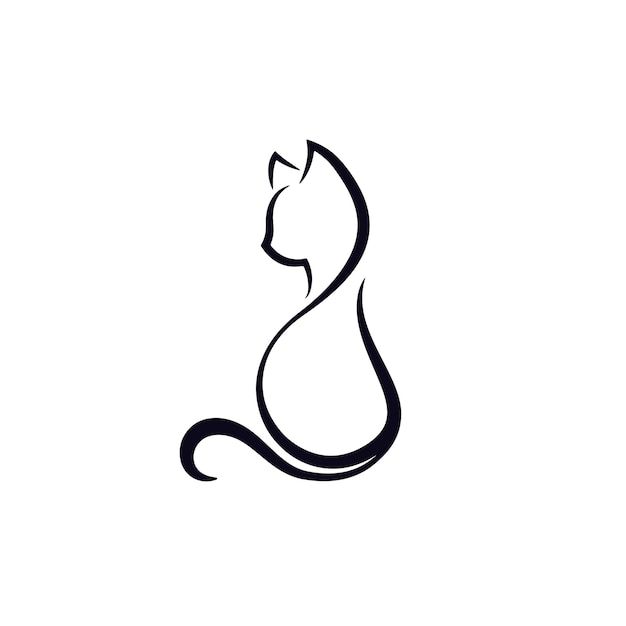 vector logo mèo