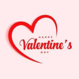 Vector valentine lời chúc