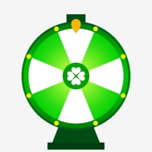 Vòng xoay may mắn xanh lá