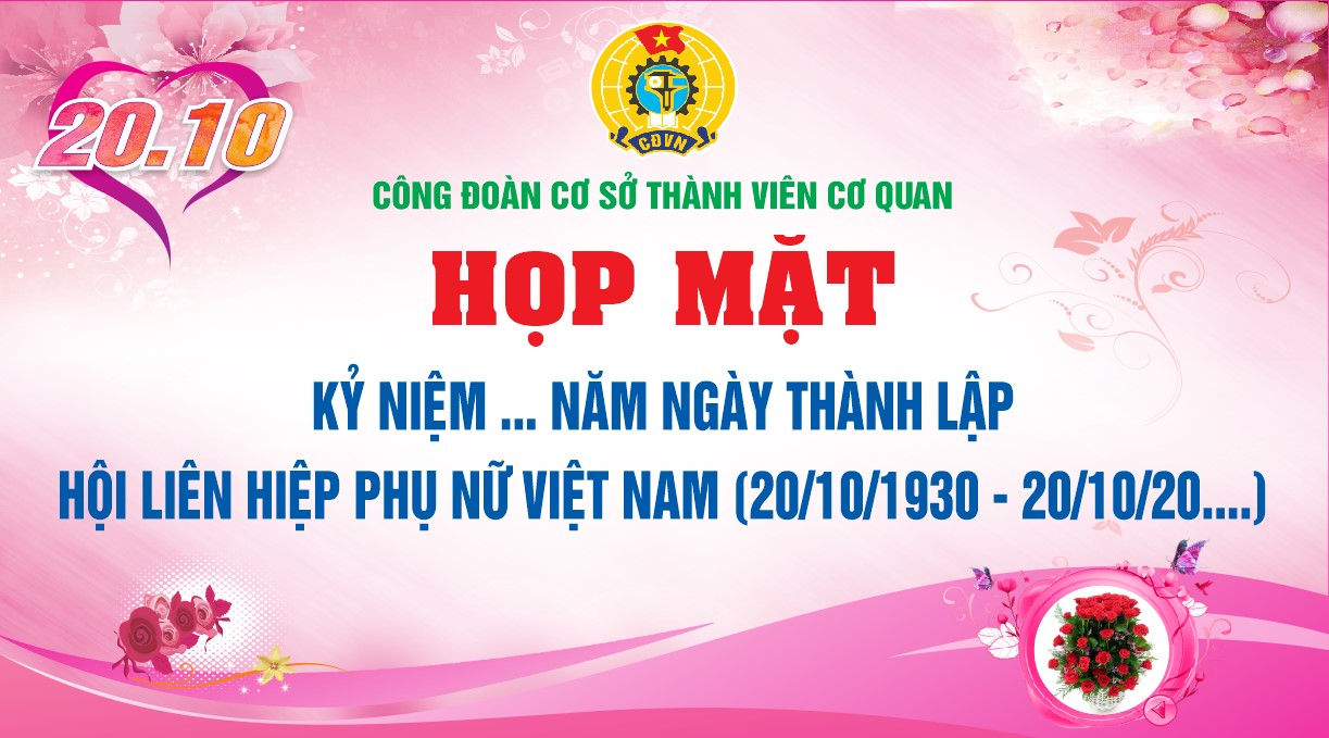 Phông nền hội phụ nữ Việt Nam
