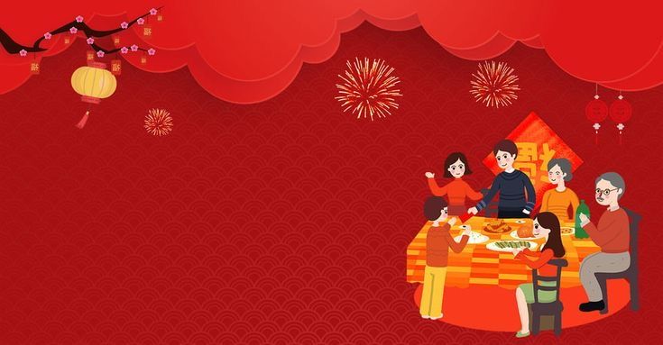 Background ngày tết mâm cơm quê