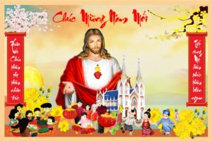 background tết công giáo