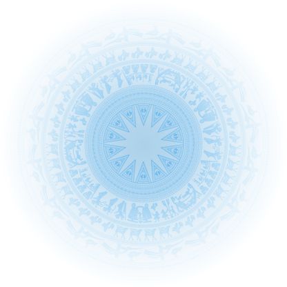 Background trống đồng xanh