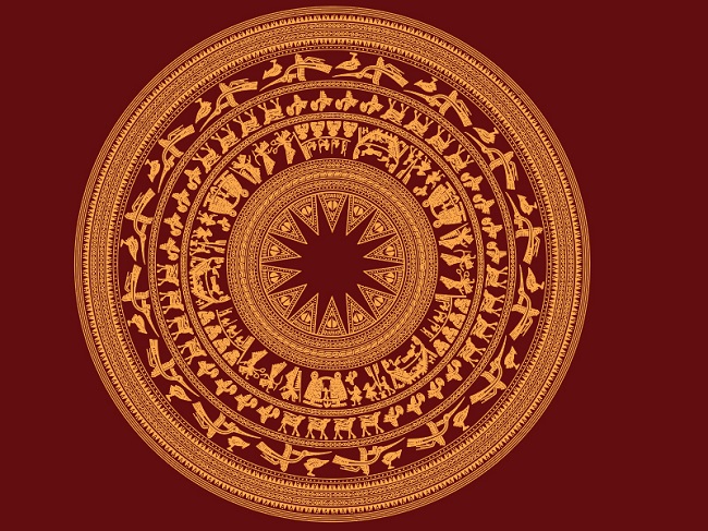 background trống đồng