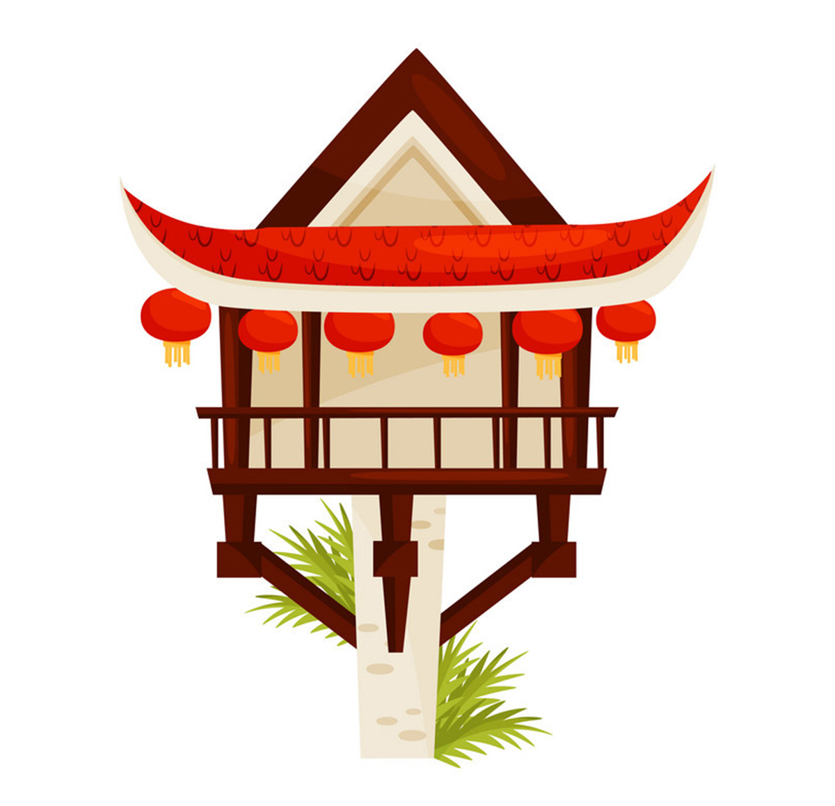 Mẫu kiến trúc chùa Một Cột 05
