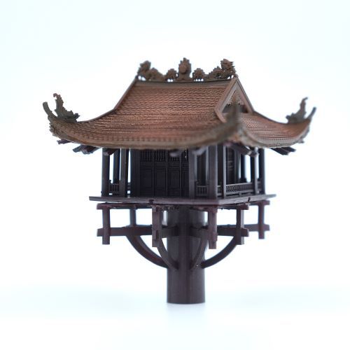 Mẫu kiến trúc chùa Một Cột 03
