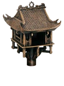 Mẫu kiến trúc chùa Một Cột 02
