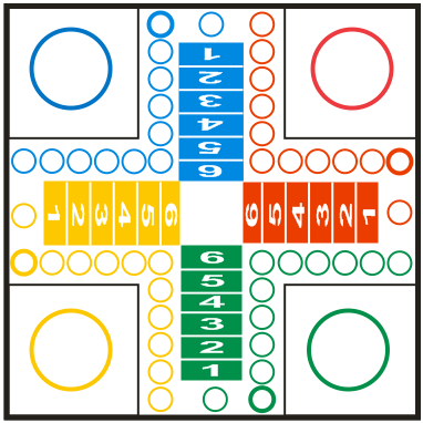 Bàn cờ cá ngựa vector
