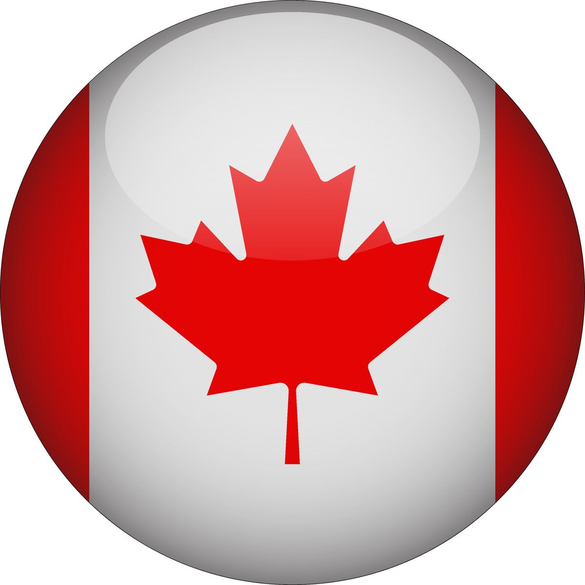 Canada flag circle PNG