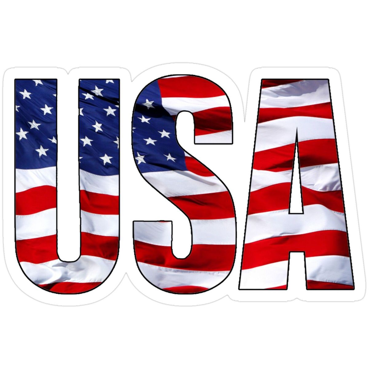 Cờ Mỹ chữ USA