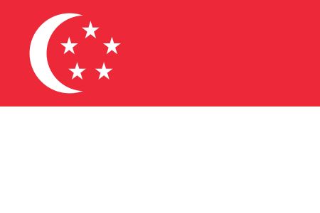 cờ singapore vector