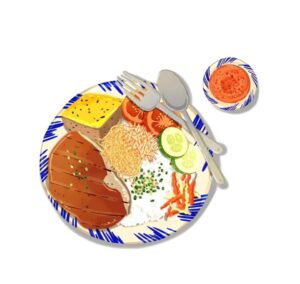 cơm tấm vector