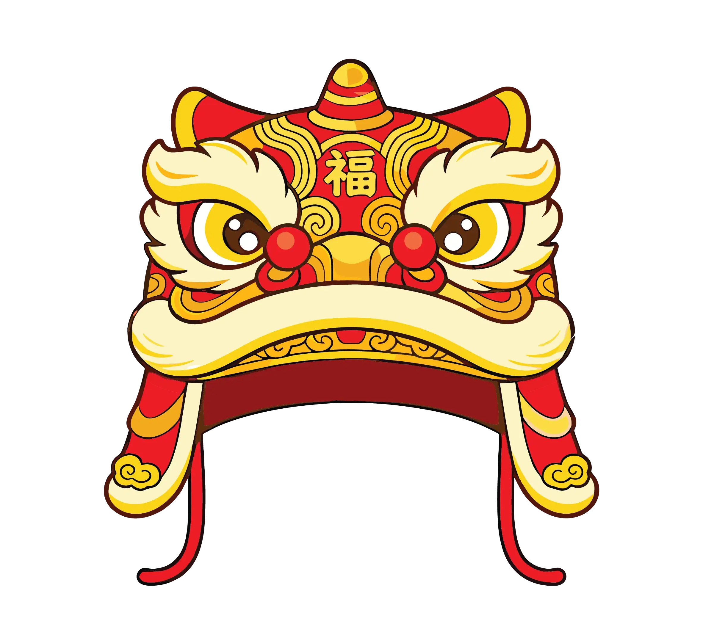 Mẫu đầu lân đẹp 02