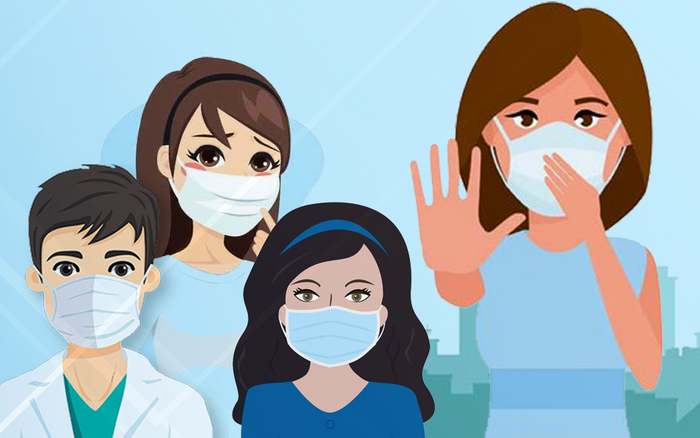 Mẫu đeo khẩu trang ấn tượng 09