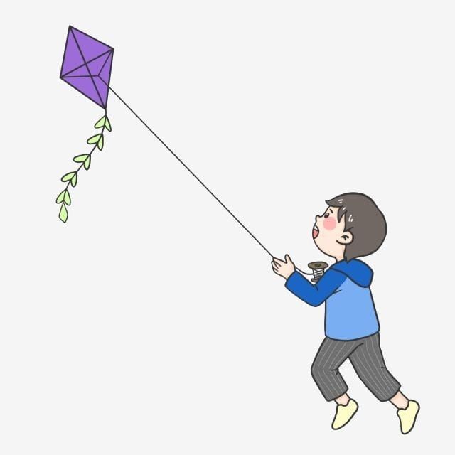 Cậu nhóc thả diều