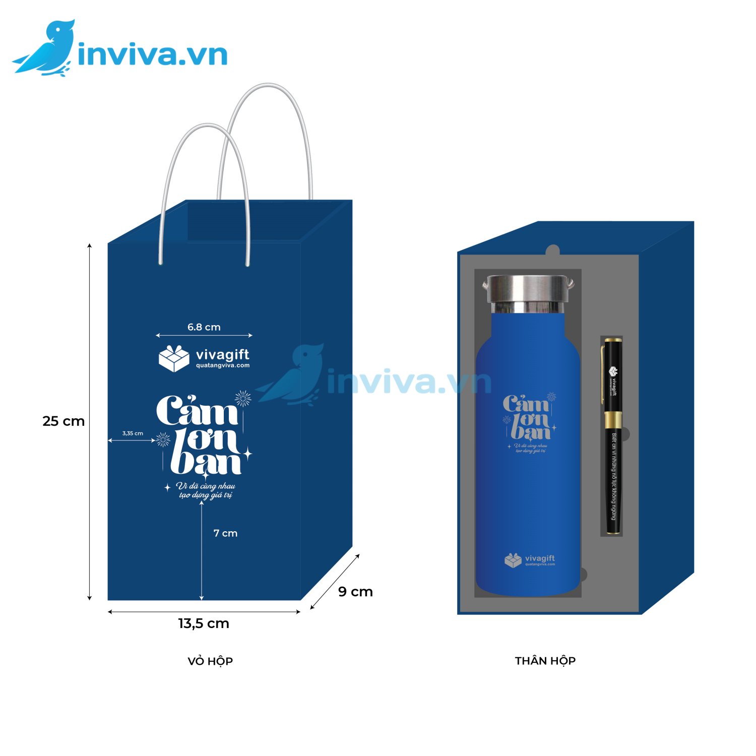 Dự án hộp quà tặng nhân viên cuối năm Vivagift
