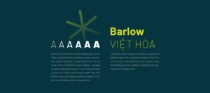 font barlow việt hóa