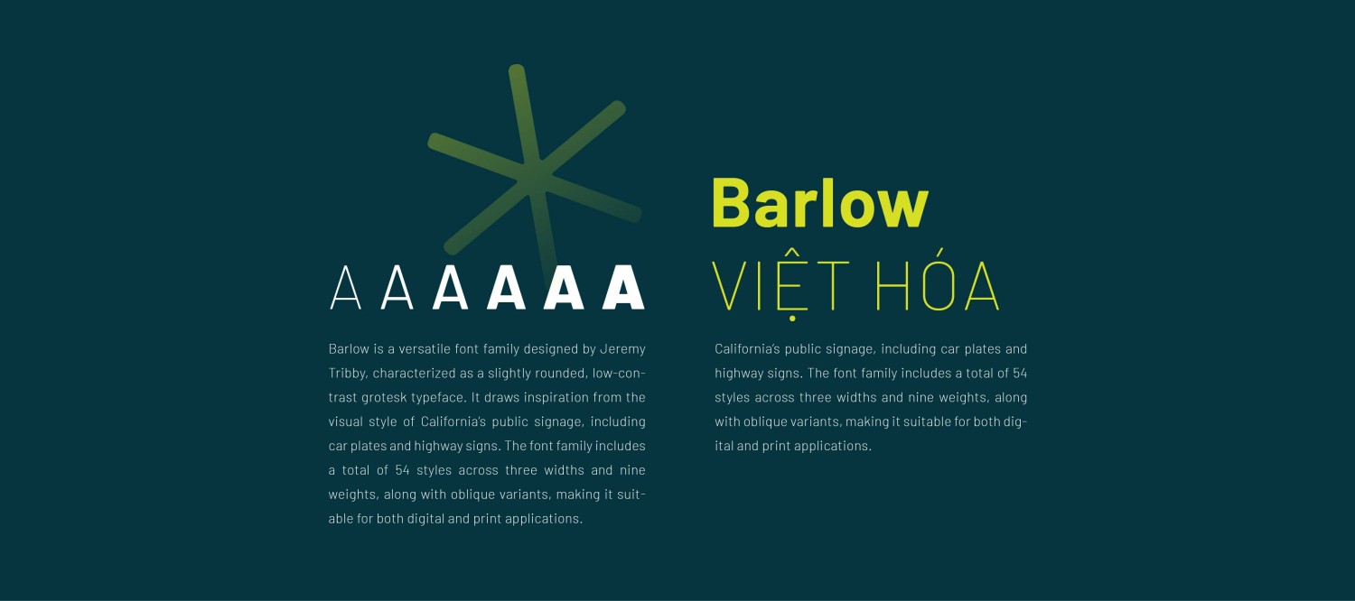 font barlow việt hóa