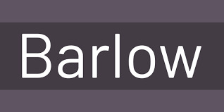 Font Barlow Bold