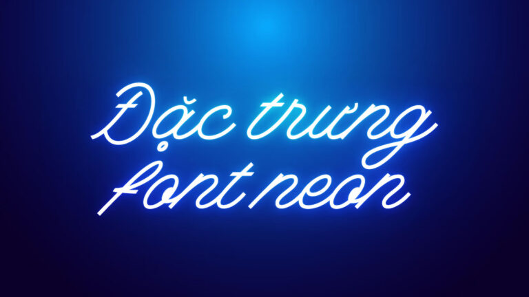 font chữ led neon