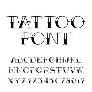 font chữ tattoo