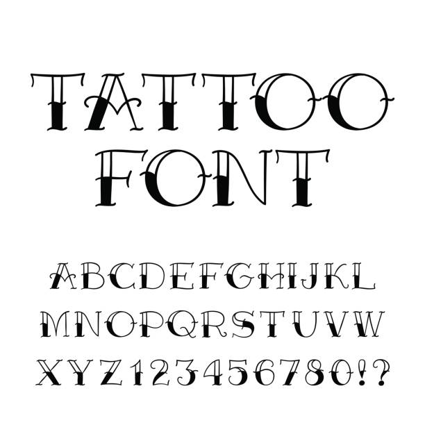 font chữ tattoo